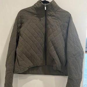 Lululemon Quilted Cotton crop Jacket